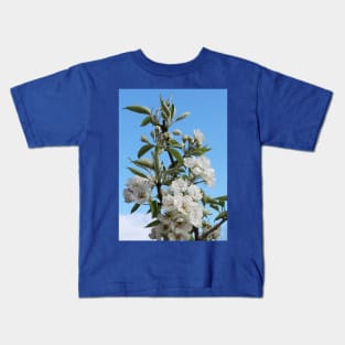 White blossom in spring. Kids T-Shirt